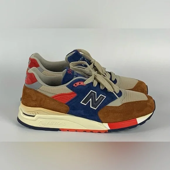 J Crew X New Balance 998  Hilltop Blues Limited Edition Mens size 10 - Picture 3 of 4